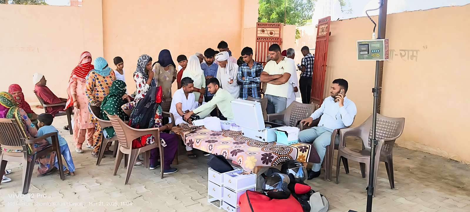 Rural healthcare camp